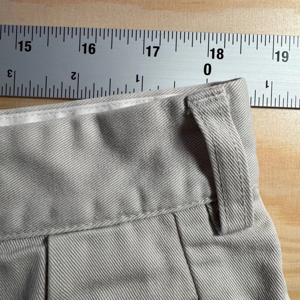 Polo Ralph Lauren Andrew Pant 40x29 Khaki Pleated Mens Classic Chino ( Fits 36 )